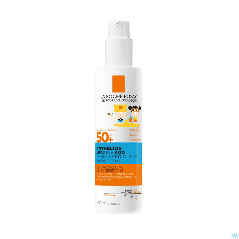 Lrp anthelios uvmune spray dermo-ped spf50+ 200ml