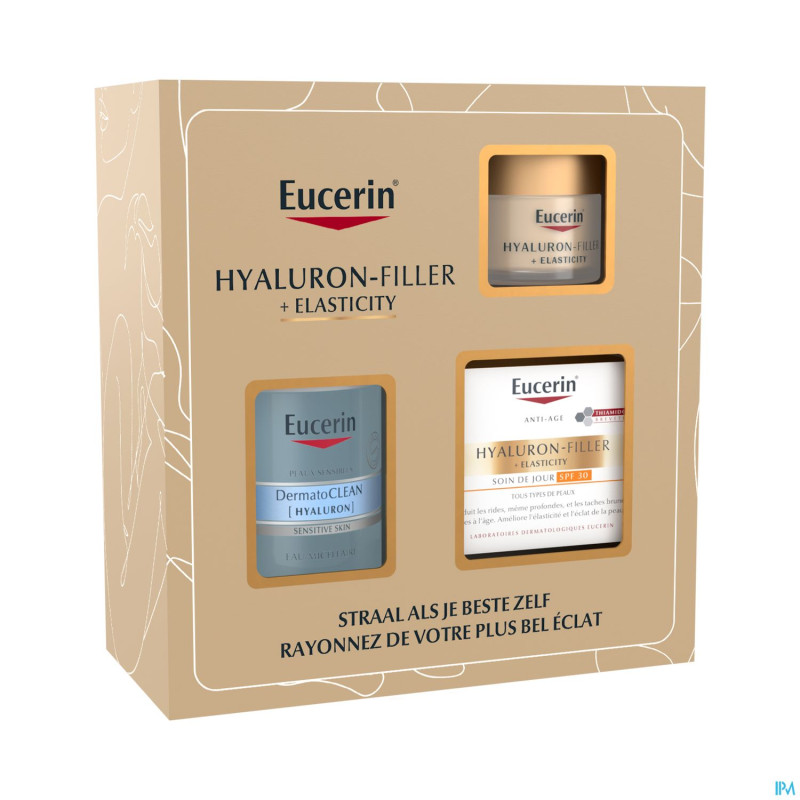 Eucerin coffret cadeau xmas hf+elasticity 3 prod.