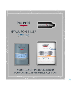 Eucerin coffret cadeau xmas hf + 3x effect 3 prod.