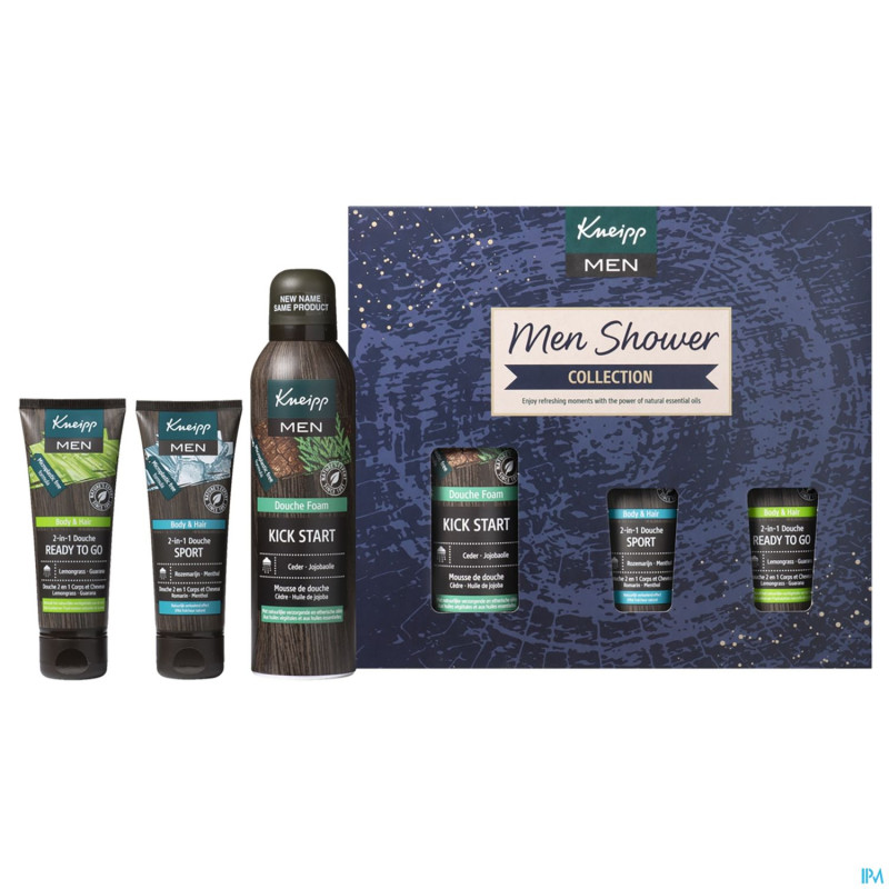 Kneipp coffret men shower collection 3 prod.