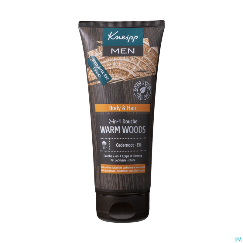 Kneipp gel douche men 2en1 warm woods 200ml