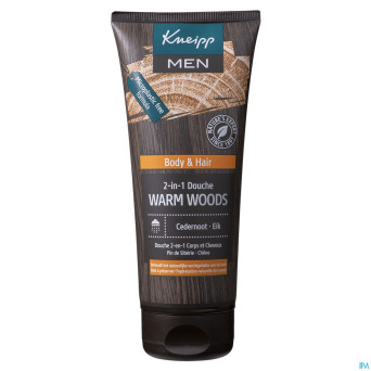 Kneipp gel douche men 2en1 warm woods 200ml