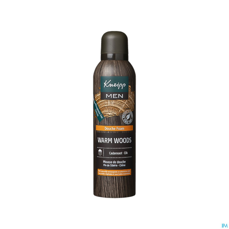 Kneipp mousse douche men warm woods 200ml