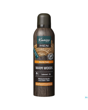 Kneipp mousse douche men warm woods 200ml
