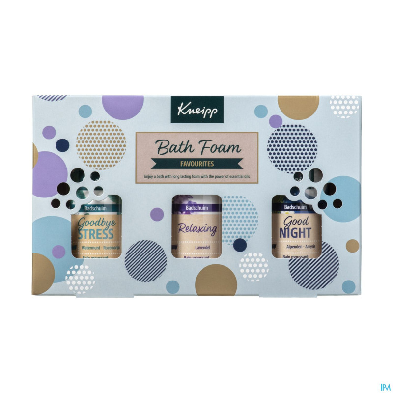 Kneipp coffret bain moussant favourites 3 prod.