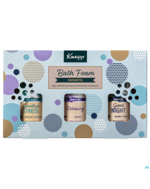 Kneipp coffret bain moussant favourites 3 prod.