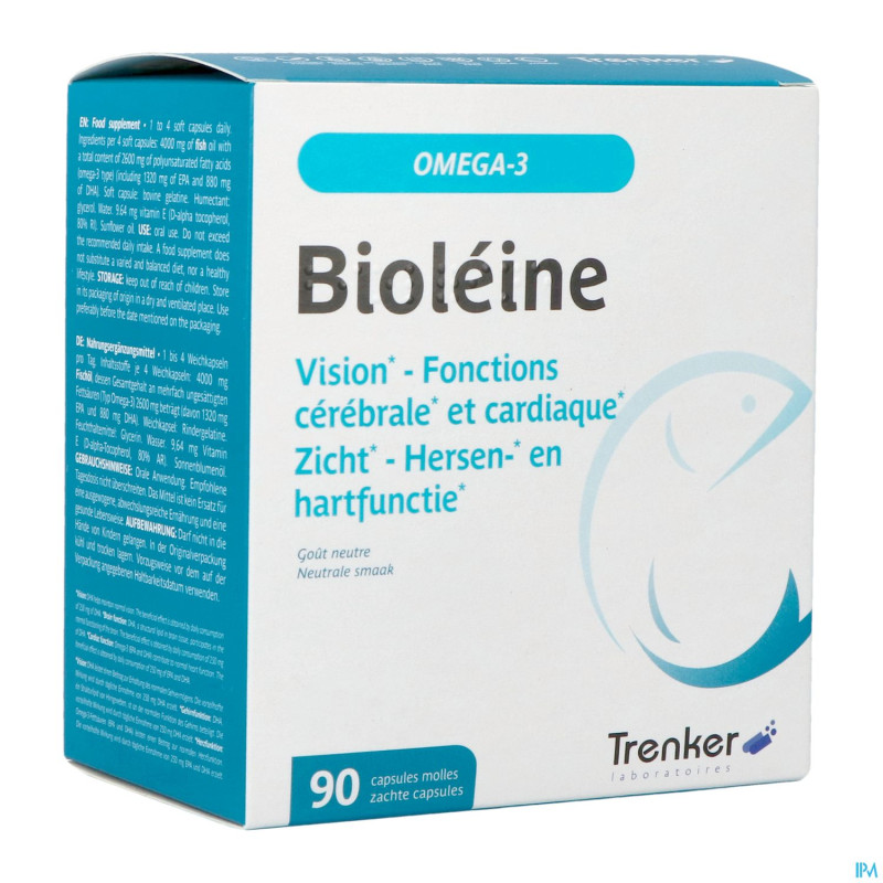 Bioleine omega 3 caps molle 90