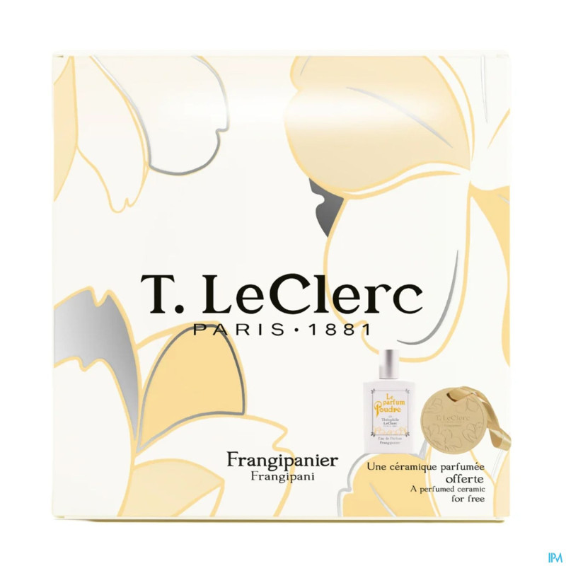 Tlc coffret parfum frangipanier 50ml + ceramique