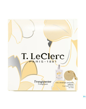 Tlc coffret parfum frangipanier 50ml + ceramique