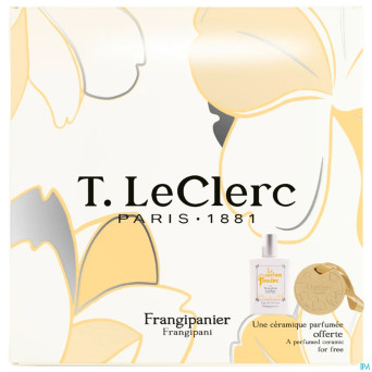 Tlc coffret parfum frangipanier 50ml + ceramique