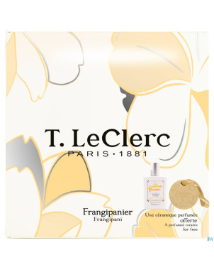 Tlc coffret parfum frangipanier 50ml + ceramique