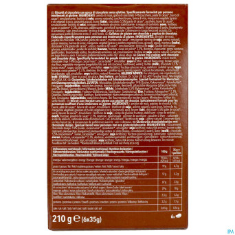 Schar soft cookies double choc 210g revogan