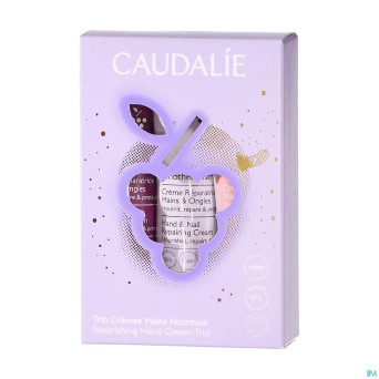Caudalie coffret noel trio creme mains 3 prod.