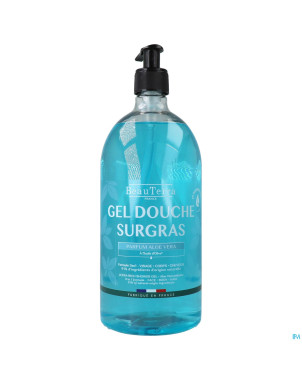 Beauterra gel douche surgras aloe vera fl pompe 1l