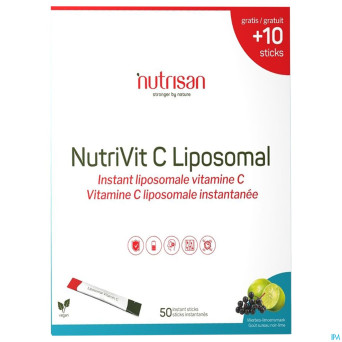 Nutrivit c liposomal instant sticks 50+10 nutrisan