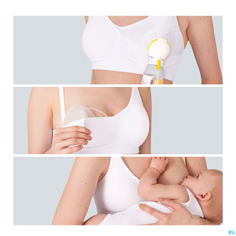 Medela soutien-gorge allaitement 3en1 noir xxl