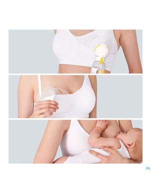 Medela soutien-gorge allaitement 3en1 noir xxl