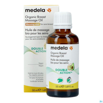 Medela huile massage seins bio 50ml