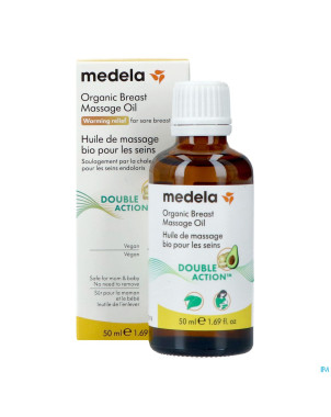 Medela huile massage seins bio 50ml