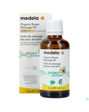 Medela huile massage seins bio 50ml