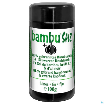 Sel bambou brule fin 9x & ail noir 100g