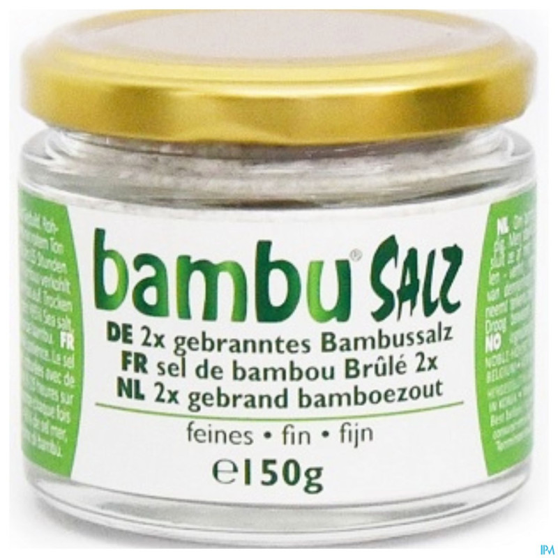 Sel bambou fin brule 2x 150g