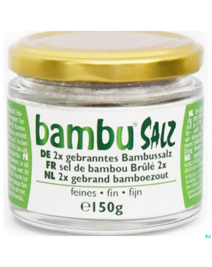 Sel bambou fin brule 2x 150g