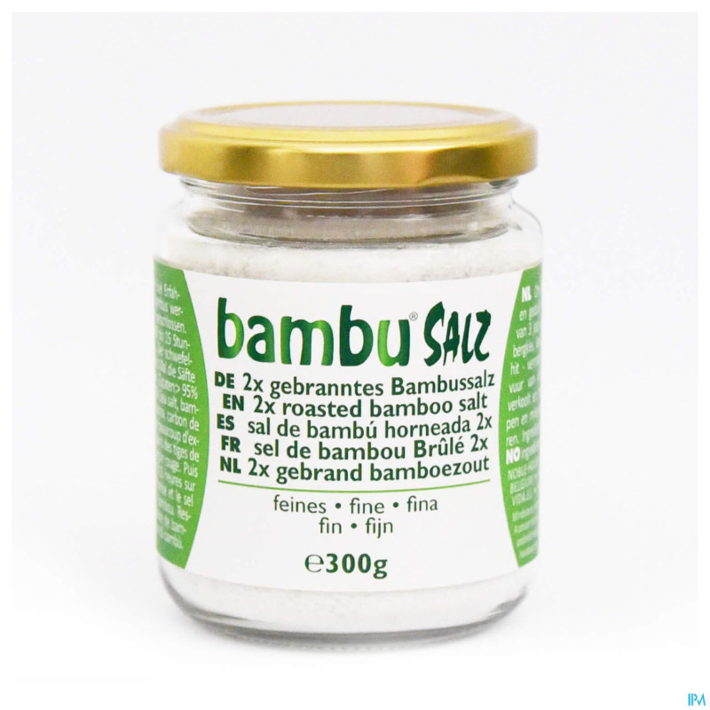 Sel bambou fin brule 2x 300g