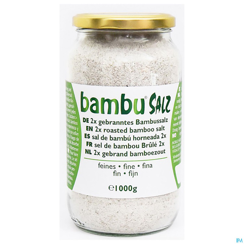 Sel bambou fin brule 2x 1kg