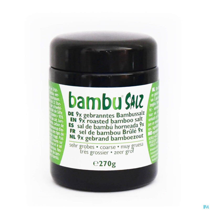 Sel bambou tres gros brule 9x 270g