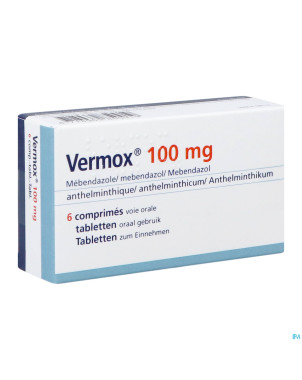 Vermox orifarm 100mg comp 6 pip
