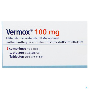 Vermox orifarm 100mg comp 6 pip