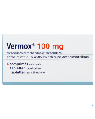 Vermox orifarm 100mg comp 6 pip