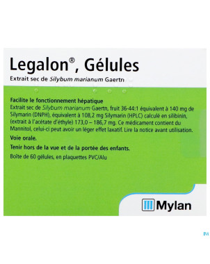 Legalon orifarm 140mg caps 60 pip