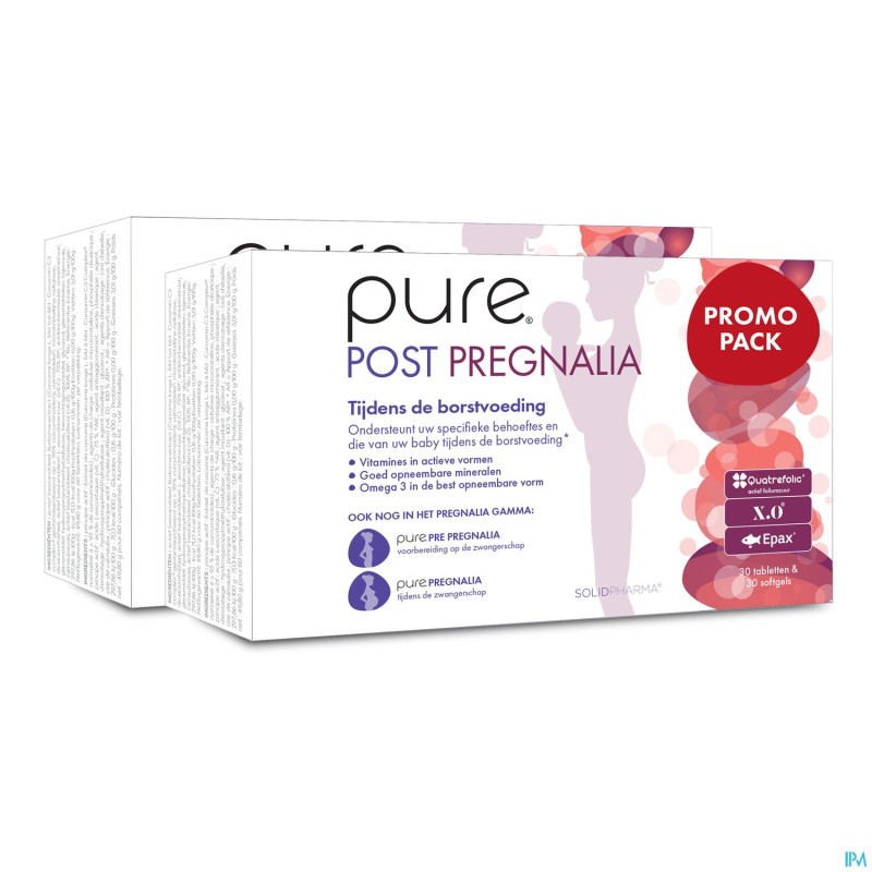 Pure post pregnalia comp 2x30 + softcaps 30 promo