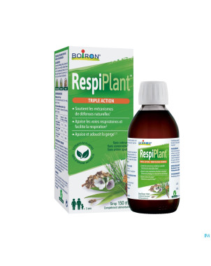 Respiplant sirop nez&gorge defens.nat.150ml boiron