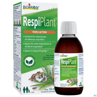 Respiplant sirop nez&gorge defens.nat.150ml boiron