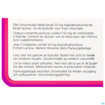 Itoprom 50mg comp pell 100