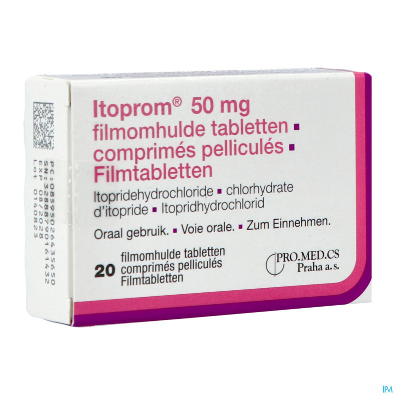 Itoprom 50mg comp pell 20