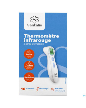 Santalis thermometre infrarouge s/contact