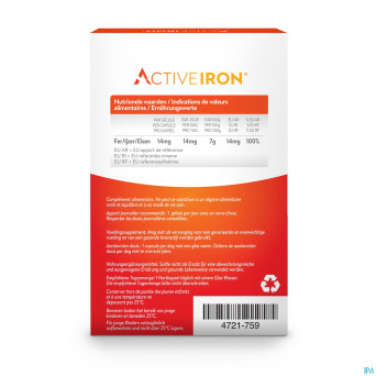 Active iron 14mg caps 30 nf
