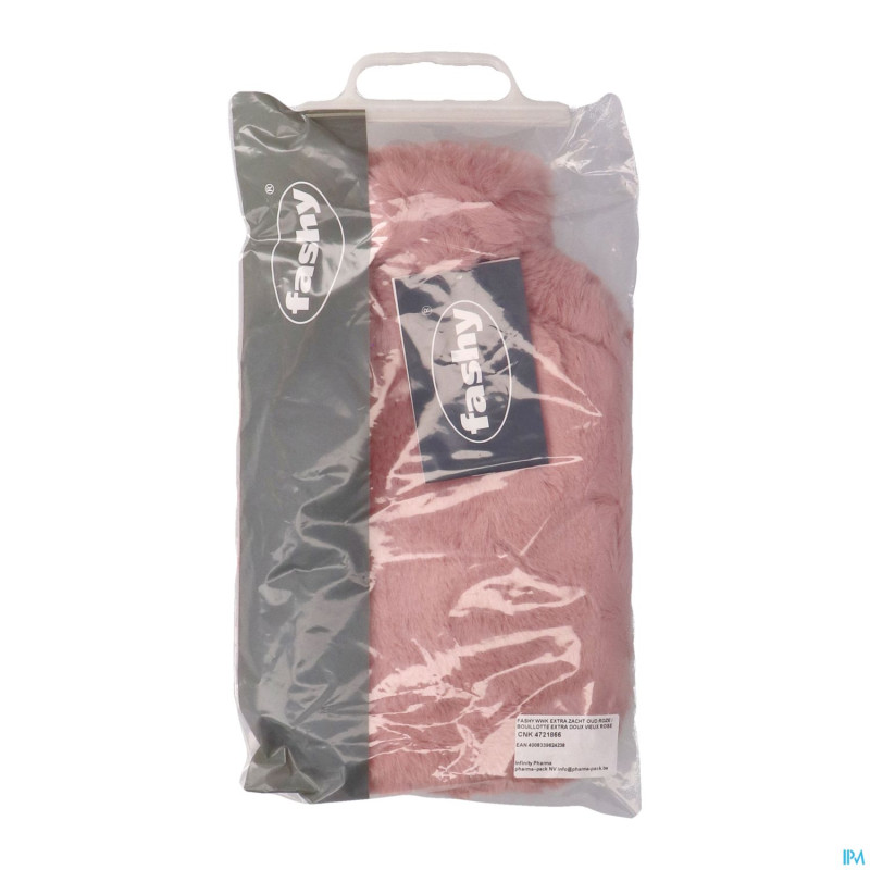 Fashy bouillotte extra doux vieux rose