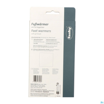 Fashy pantoufles chauffantes semelle gel retirable