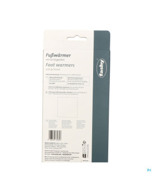 Fashy pantoufles chauffantes semelle gel retirable