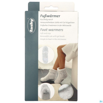 Fashy pantoufles chauffantes semelle gel retirable