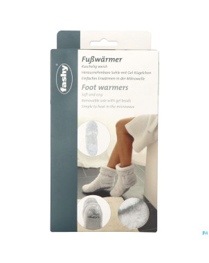 Fashy pantoufles chauffantes semelle gel retirable