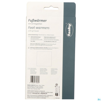 Fashy pantoufles chauffantes semelle gel retirable