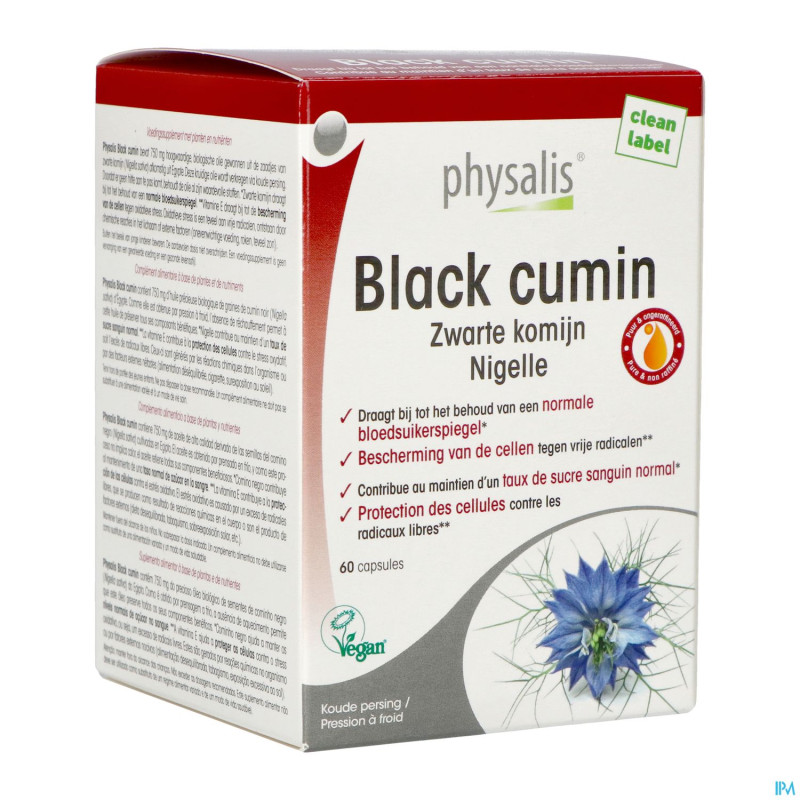 Physalis black cumin comp 60