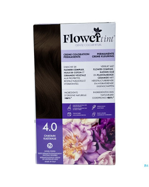 Flowertint chatain cendre 4.01 140ml