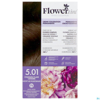 Flowertint chatain clair cendre 5.01 140ml
